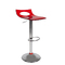 Tabouret de bar / cuisine plexiglas rouge CALYPSO