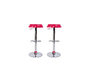 Tabouret de bar / cuisine rose CAPSULE (lot de 2)