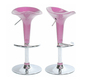 Tabouret de bar / cuisine rose design GALAXY (lot de 2)