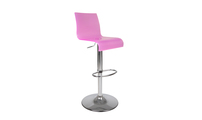 Tabouret de bar / cuisine rose en plexiglas NEW SATURNE