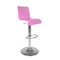 Tabouret de bar / cuisine rose en plexiglas NEW SATURNE