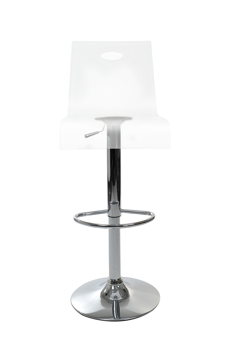 Tabouret de bar / cuisine SATURNE plexiglas transparent image 1