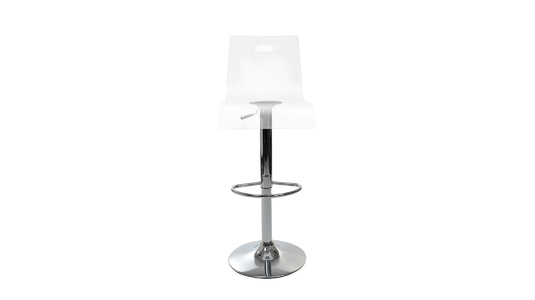 Tabouret de bar / cuisine SATURNE plexiglas transparent image 1