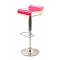 Tabouret de bar design bicolore rose et blanc ICE POP