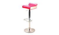 Tabouret de bar design bicolore rose et blanc ICE POP