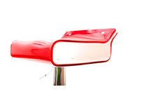 Tabouret de bar design bicolore rouge et blanc ICE POP