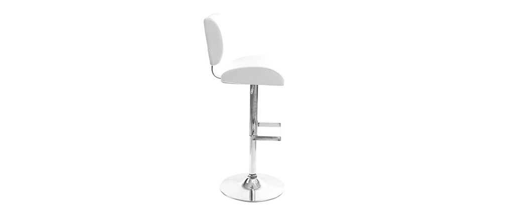 Tabouret de bar design blanc CERES