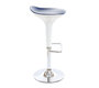 Tabouret de bar design bleu et blanc VENUS