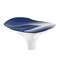 Tabouret de bar design bleu et blanc VENUS