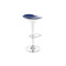 Tabouret de bar design bleu et blanc VENUS