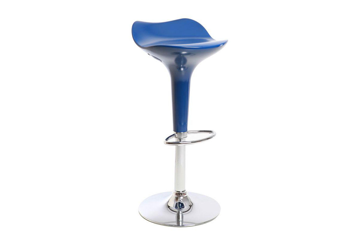 Tabouret de bar design bleu URANUS