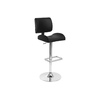 Tabouret de bar design noir CERES