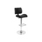 Tabouret de bar design noir CERES