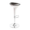 Tabouret de bar design noir et blanc JUPITER