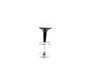 Tabouret de bar design noir et blanc VENUS