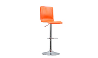 Tabouret de bar design orange SURF ALTO