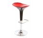 Tabouret de bar design rouge et noir VENUS