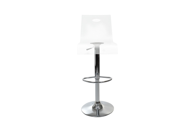 Tabouret de bar design SATURNE plexiglas transparent