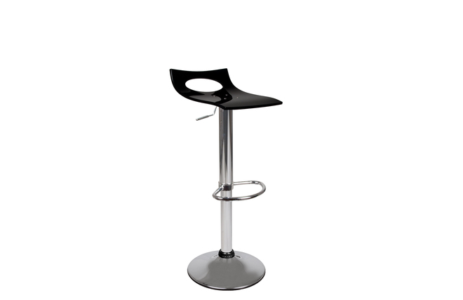 Tabouret de bar noir CALYPSO