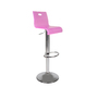 Tabouret de bar plexiglas rose SATURNE 