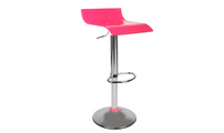 Tabouret de bar up to you design bicolore rose et blanc VEGA