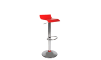 Tabouret de bar up to you design bicolore rouge et blanc VEGA