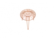 Tabouret design m&eacute;tal cacao SPYDER 