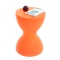Tabouret design orange IDA