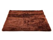 Tapis moderne cuivre Pivoine