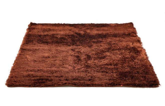 Tapis moderne cuivre Pivoine