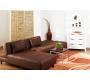 Tapis moderne Orange et rouge Volubilis