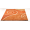 Tapis moderne Orange et rouge Volubilis