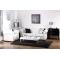 Tapis moderne shaggy gris bleut&eacute;