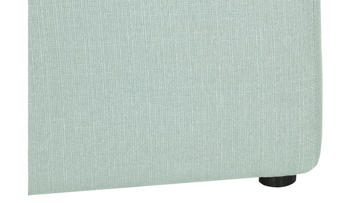 Angle de canapé design tissu vert menthe MODULO