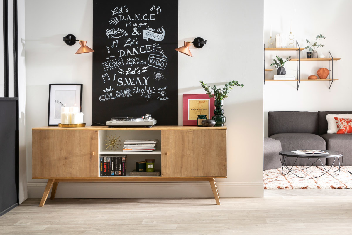 Applique murale articule design cuivr LEEDS