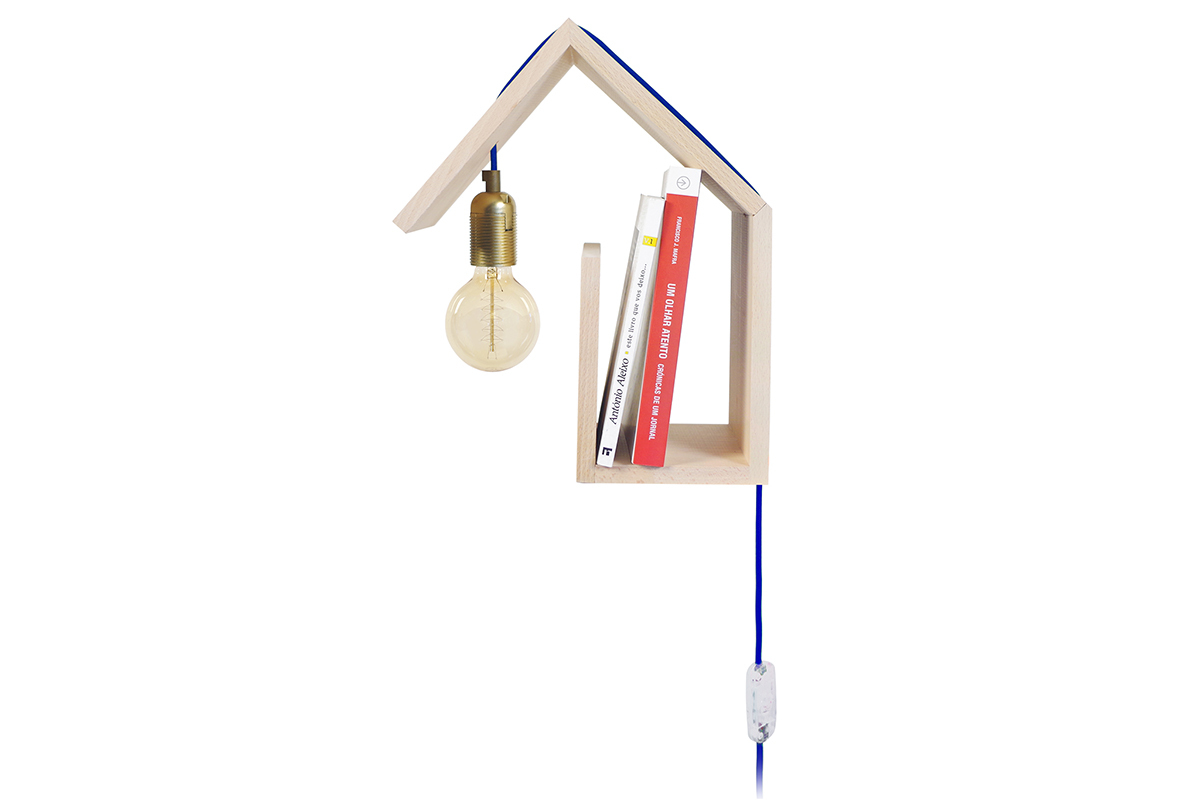 Applique murale design fixation gauche cordon bleu HUT