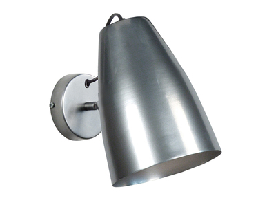 Applique murale design m&eacute;tal chrom&eacute; FRIDAY