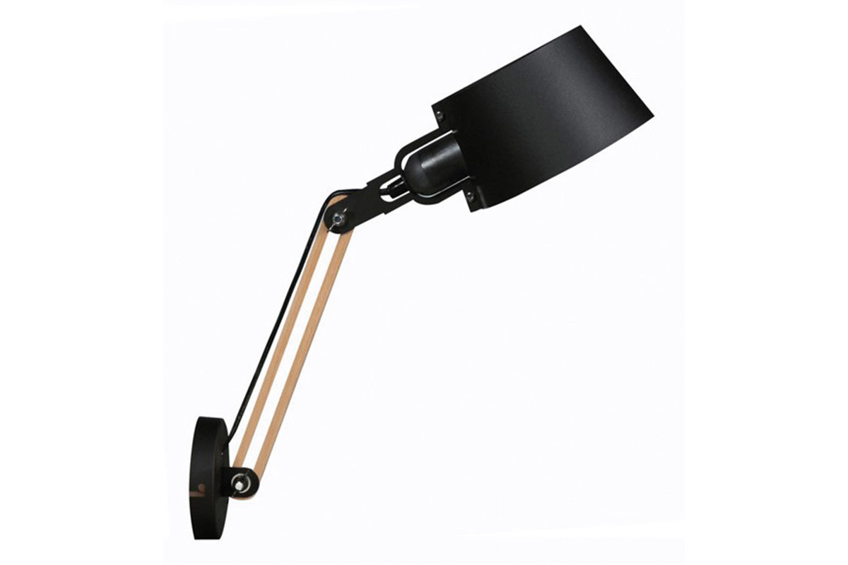 Applique murale design m�tal noir BILLY