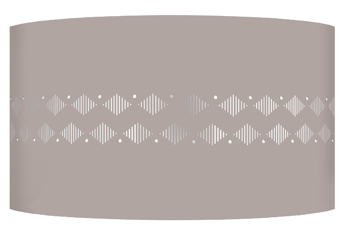 Applique murale design mtal taupe SMART