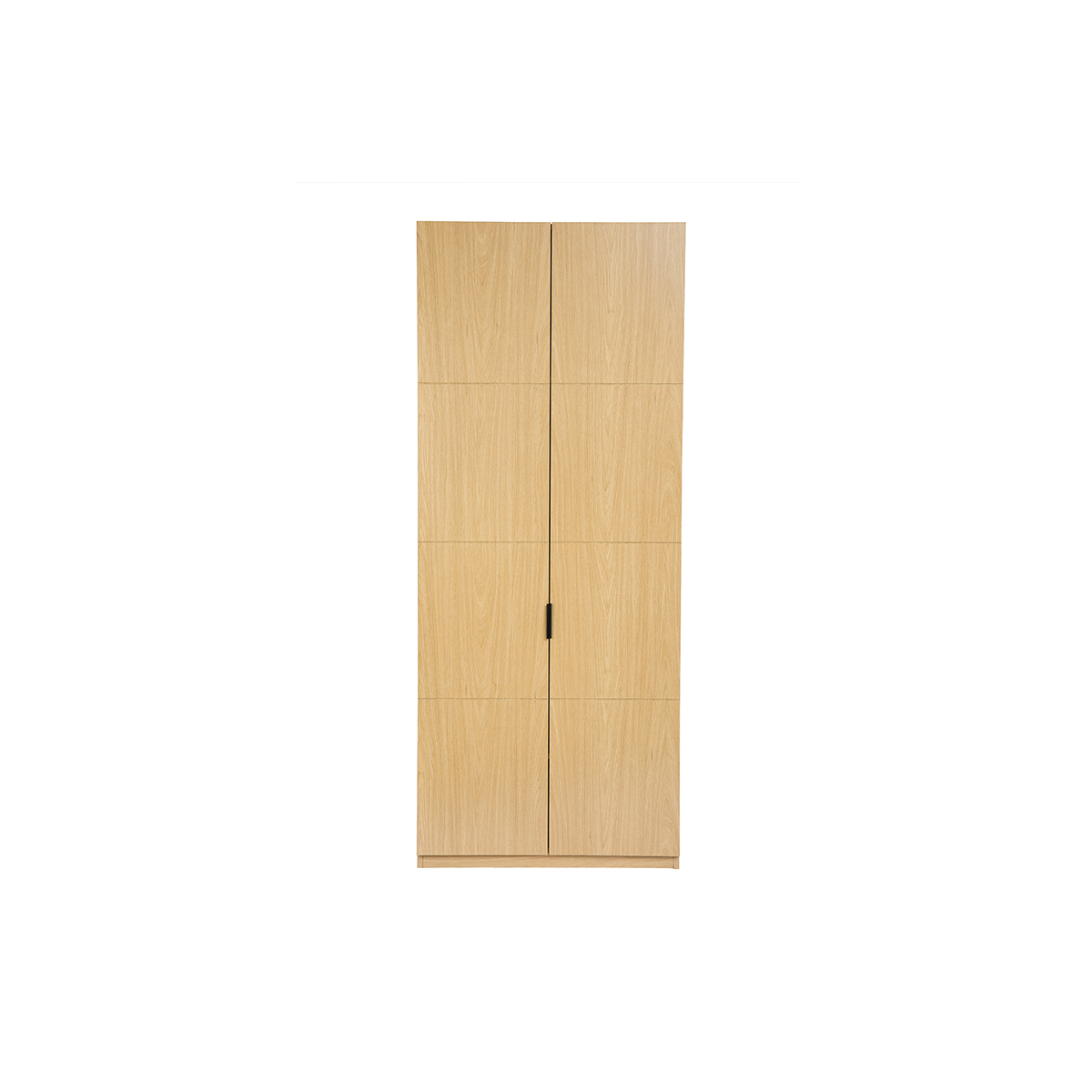 Armoire dressing avec penderie finition bois chêne L90 cm GARENCE