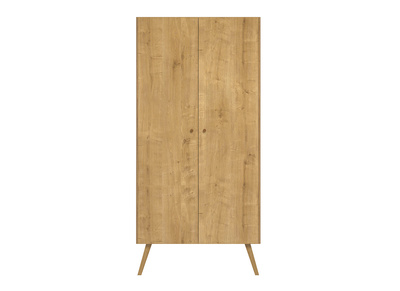 Armoire scandinave finition ch&ecirc;ne clair MAHE
