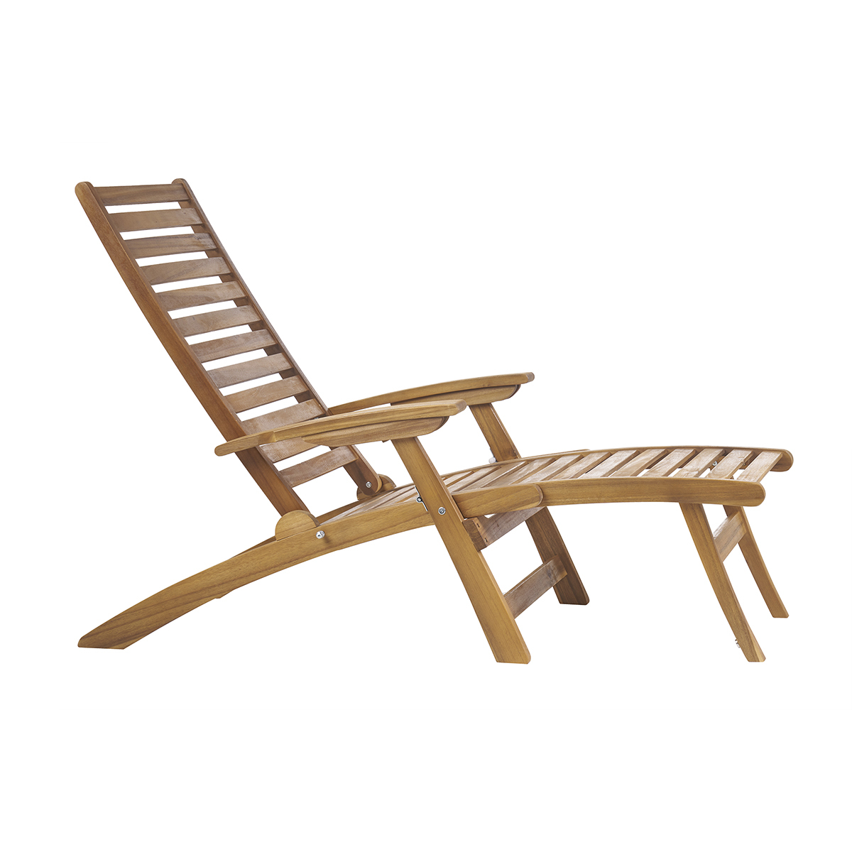 Bain de soleil inclinable 3 positions en bois massif RIO Bain de soleil inclinable 3 positions en bois massif RIO