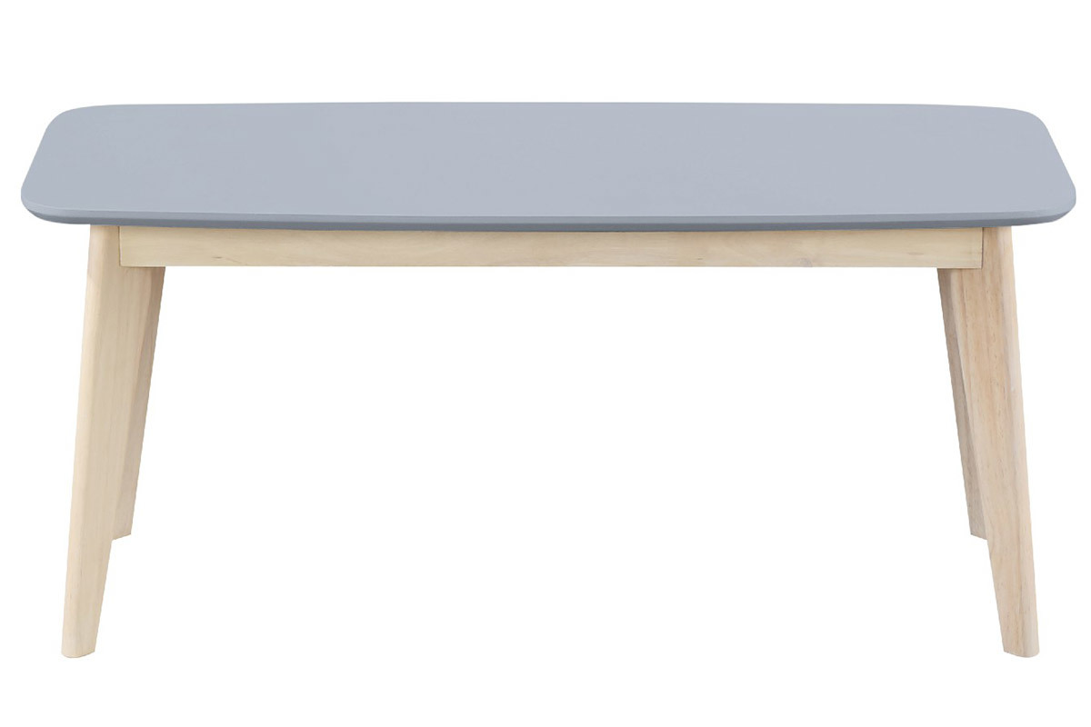 Banc design 100 cm gris clair LEENA
