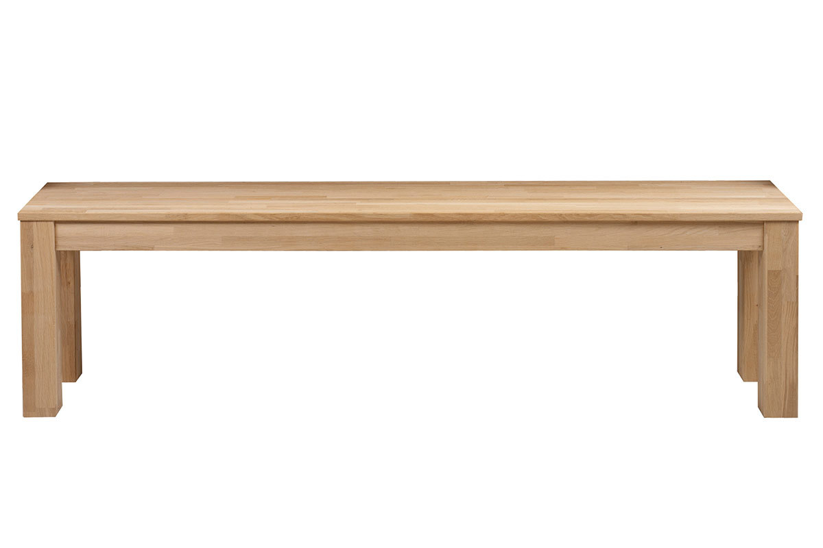 Banc En Chene Massif 160cm Lupa Miliboo