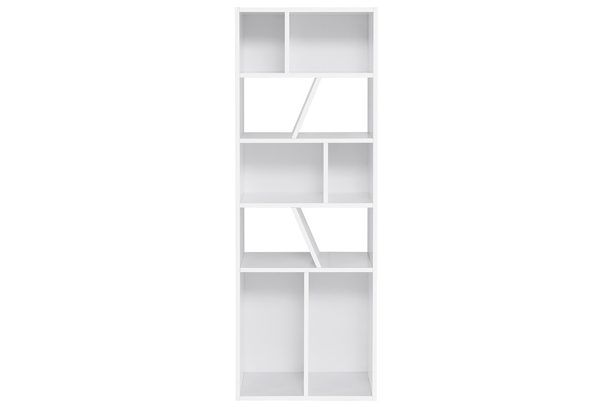 Biblioth�que design blanche 60 cm AZTEQUE