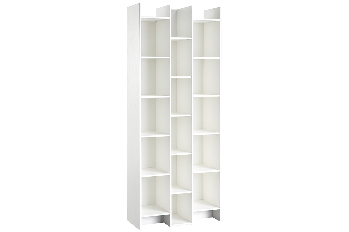 Bibliothque design bois blanc CLIMB