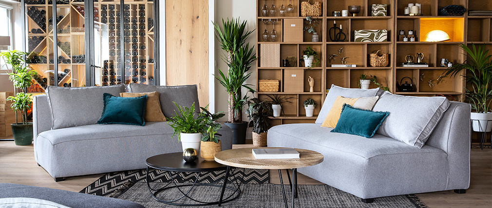 Biblioth�que design bois clair EPURE