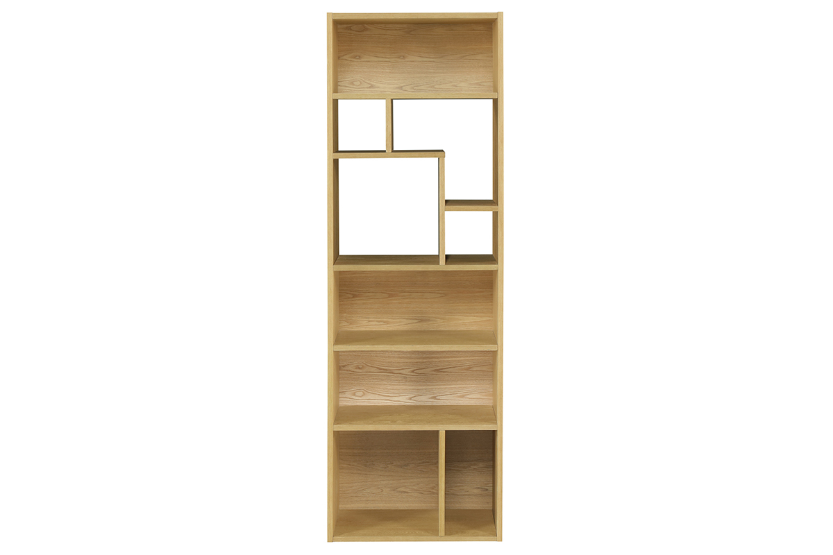 Bibliothque design bois clair L60 cm WALANG