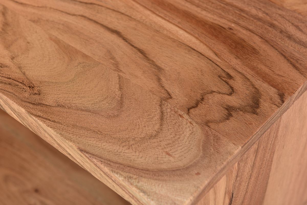 Biblioth�que design en acacia massif L60 cm CHAPMAN