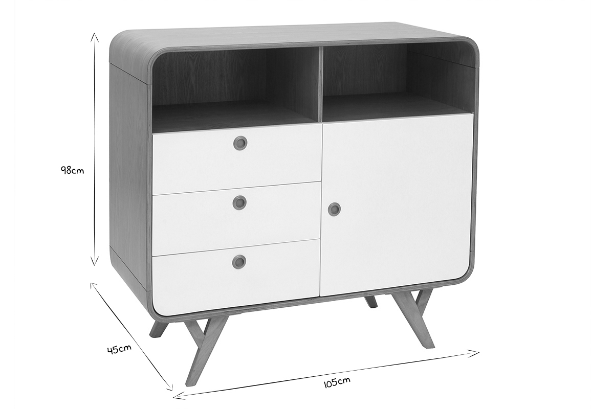 Buffet design 105 cm fr�ne KYOTO